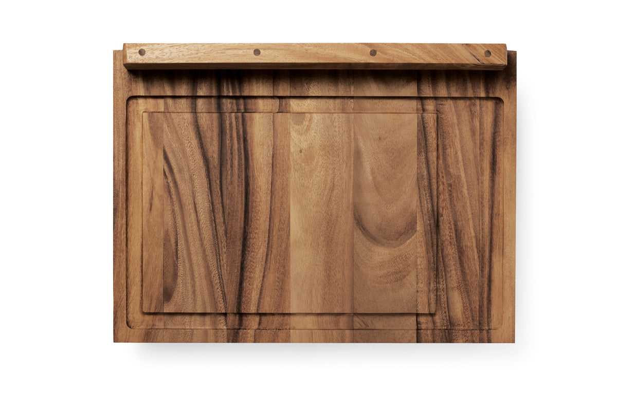 Zelancio 24 x 20in Reversible Wooden Pastry Board w/Engraved Ruler