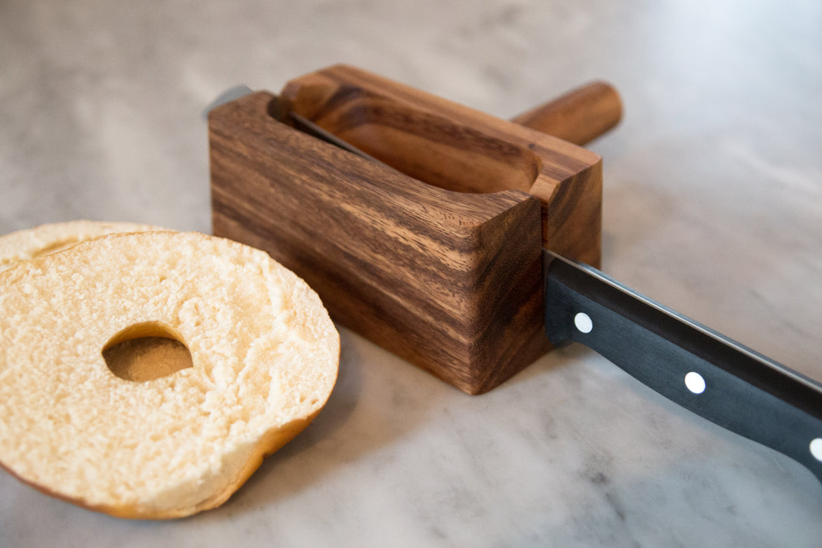 Bread and Bagel Slicer - Maple Finish