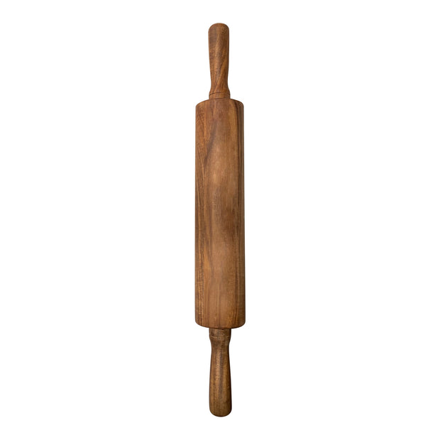 Acacia Wood Rolling Pin With Handles