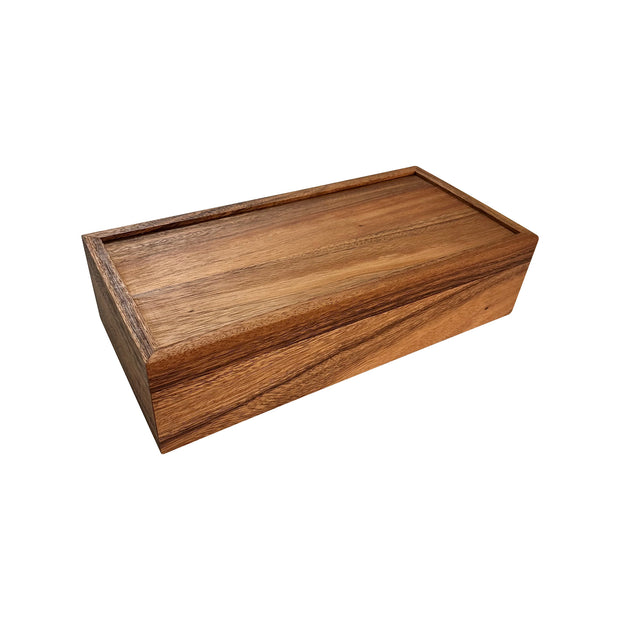 Extra Large Wooden Tea Box, 10 Compartments