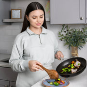 Ironwood Gourmet Acacia Wood Spoon For Cooking, 10.5" Skillet Spoon