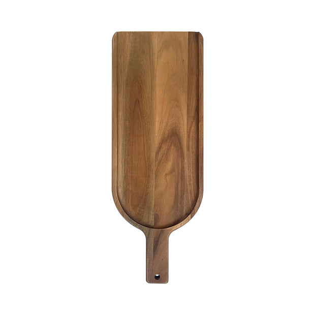 Long Charcuterie Board Shovel With Handle, Acacia Wood