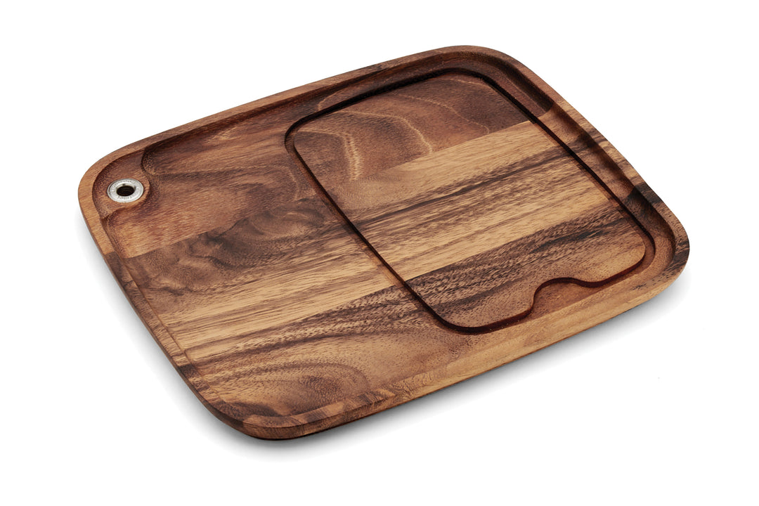 Fort Worth Steak Plate - Acacia Wood - Ironwood Gourmet