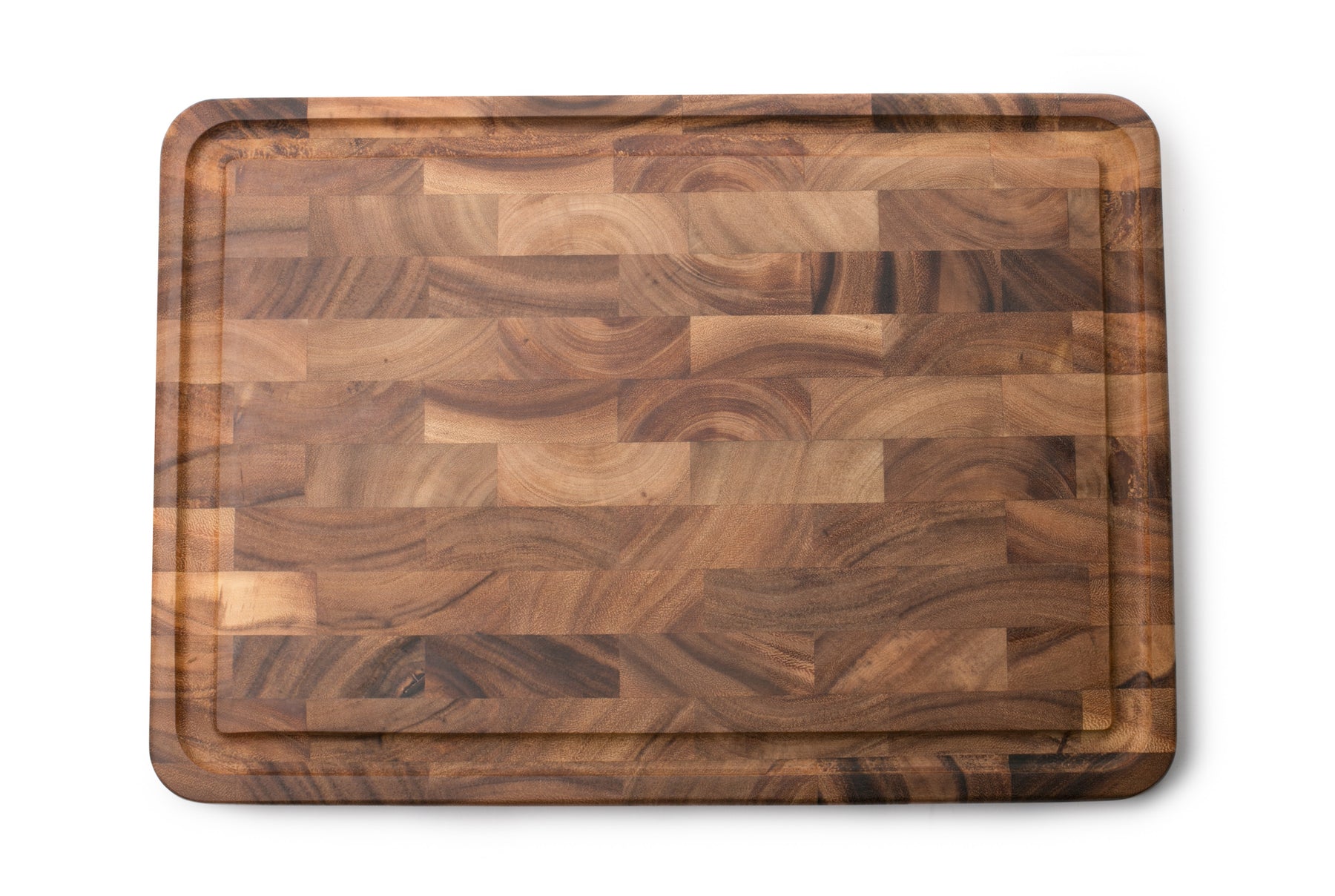  Ironwood Gourmet 28218 Square Charleston End Grain Chef's Board  , Acacia Wood 14 Square: Cutting Boards: Home & Kitchen