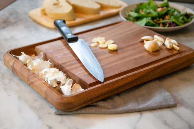 Large Cutting Board with Recessed Handles — Gumbo Weather™